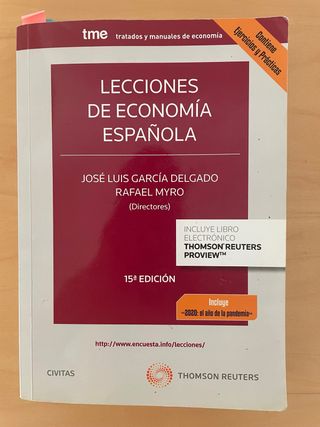 Lecciones de economía española (Papel + e-book)...