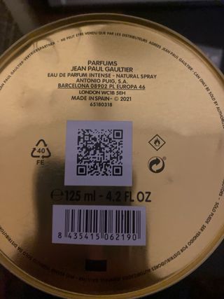 Jean Paul Gaultier Le Beau   125ml ATOMIZADOR ROTO