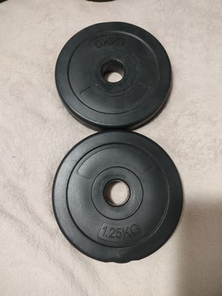 Discos peso 1.25kg - Fitness