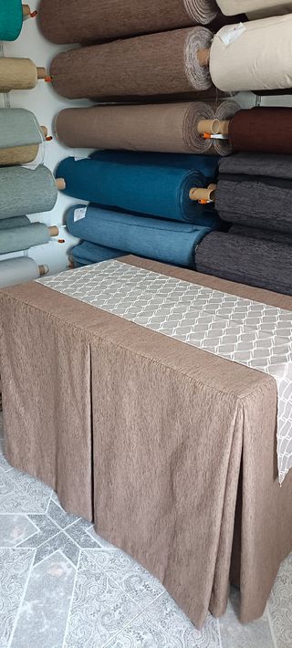 Falda de mesa camilla de invierno