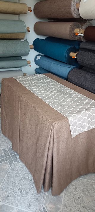 Falda de mesa camilla de invierno