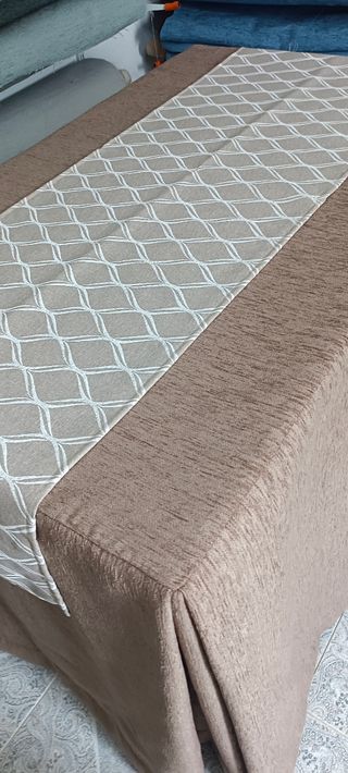 Falda de mesa camilla de invierno