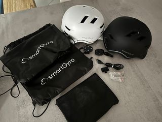 Cascos SmartGyro: 2 cascos con luces intermitentes