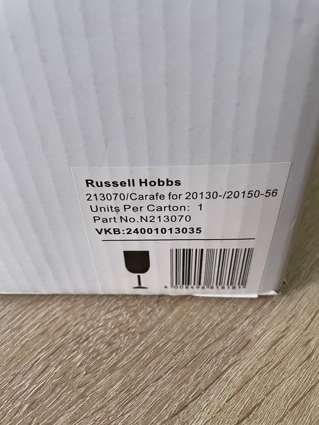 Jarra Cafetera Russell Hobbs Cristal