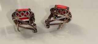 Pendientes Plata 925 coral