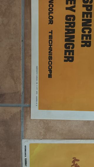 Lote Posters Originales Terence Hill Bud Spencer