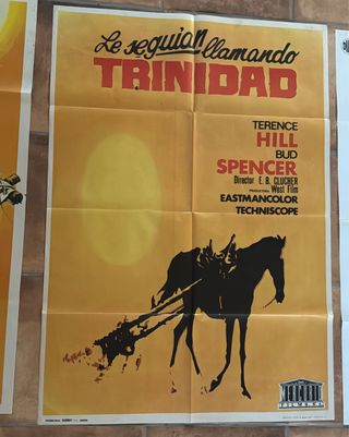 Lote Posters Originales Terence Hill Bud Spencer