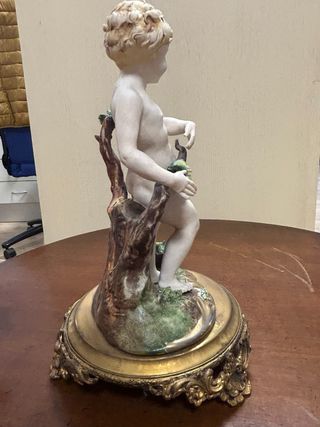 Statua Putto Ceramica
