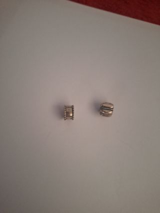 2 cierres Pandora plata