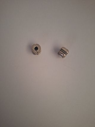 2 cierres Pandora plata
