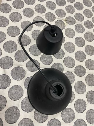 Lámpara techo negra mate - 2 piezas