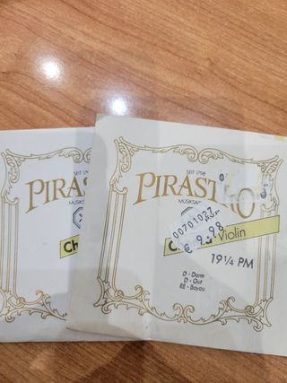 Cuerda Violín RE Pirastro Chorda 19 1/4
