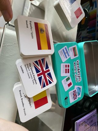 Juego Memoria Países - 68 piezas