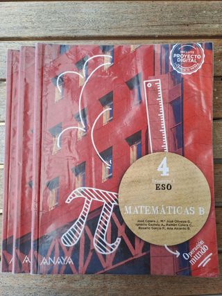 Matemáticas B 
4° Eso