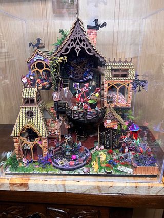 Casa muñecas luces LED y música - miniatura