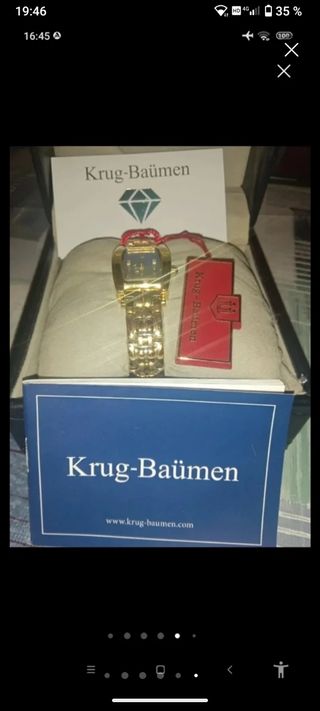 Reloj Krug-Baumen con diamantes