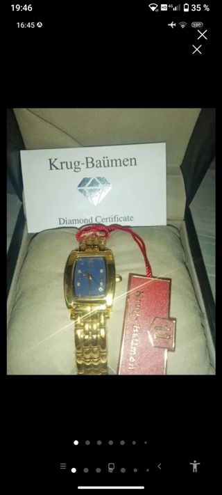 Reloj Krug-Baumen con diamantes