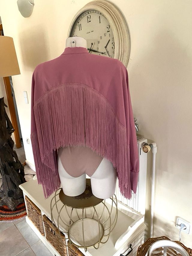 Chaqueta rosa fiesta | Talla única