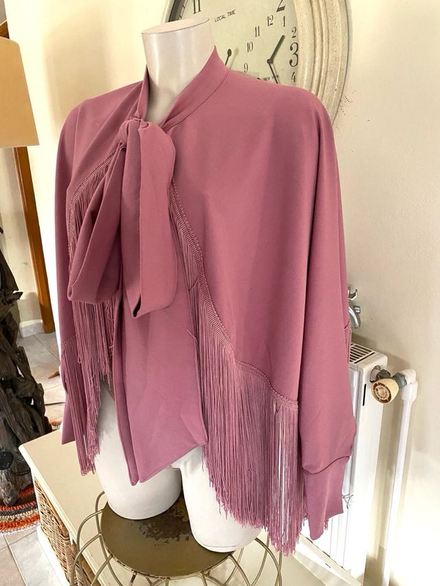 Chaqueta rosa fiesta | Talla única