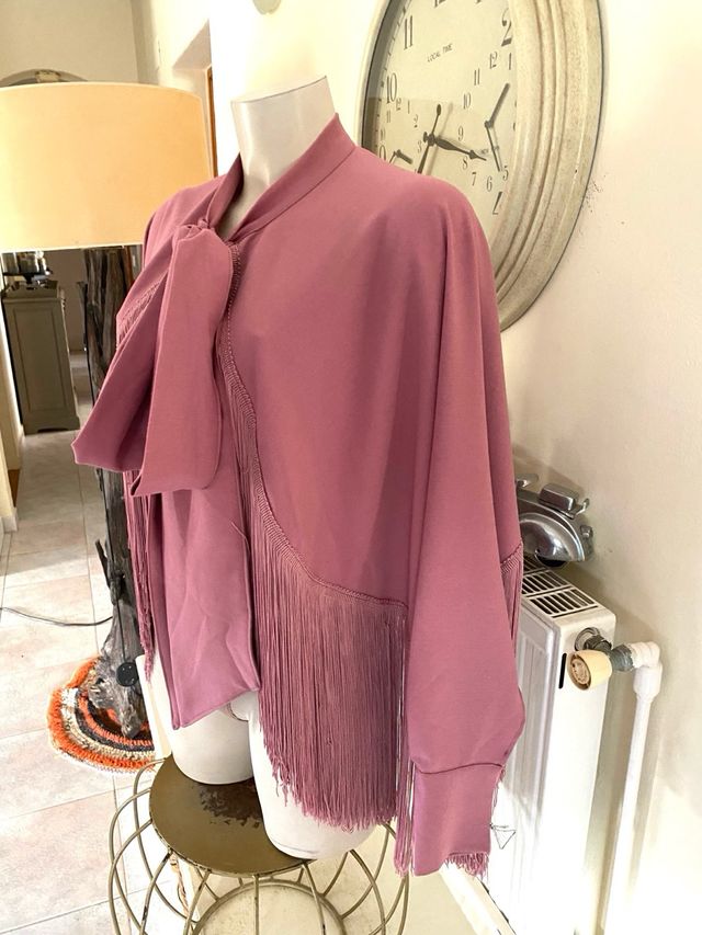 Chaqueta rosa fiesta | Talla única