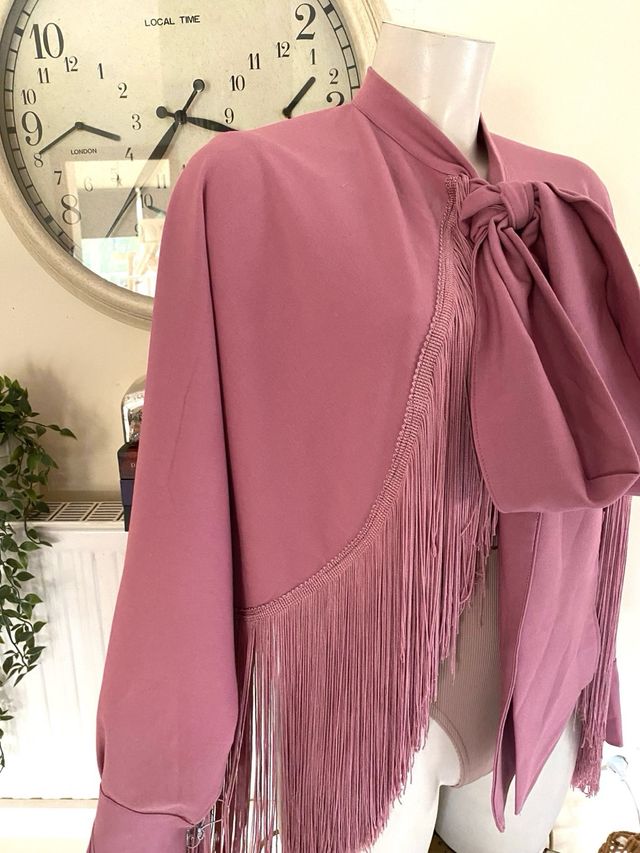 Chaqueta rosa fiesta | Talla única