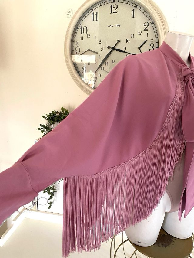 Chaqueta rosa fiesta | Talla única