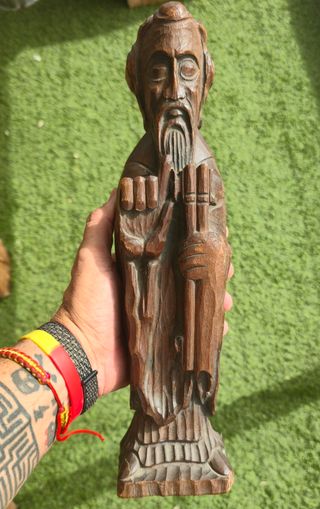 Talla madera San Pedro