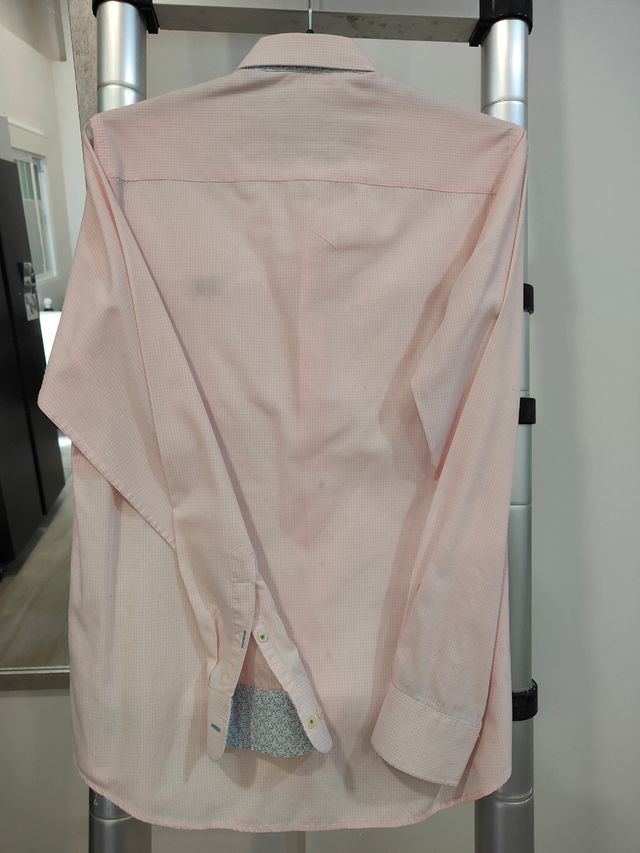 Camisa hombre Ridebike rosa talla M