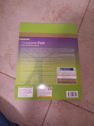 Libro Complete First Student's Book B2 Cambridge