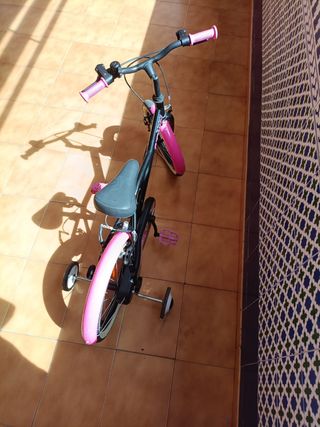 Bicicleta niña BTWIN 16" rosa