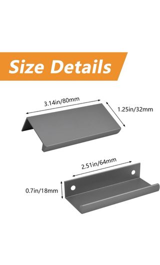 24 Tiradores Elegante puerta de armario Muebles