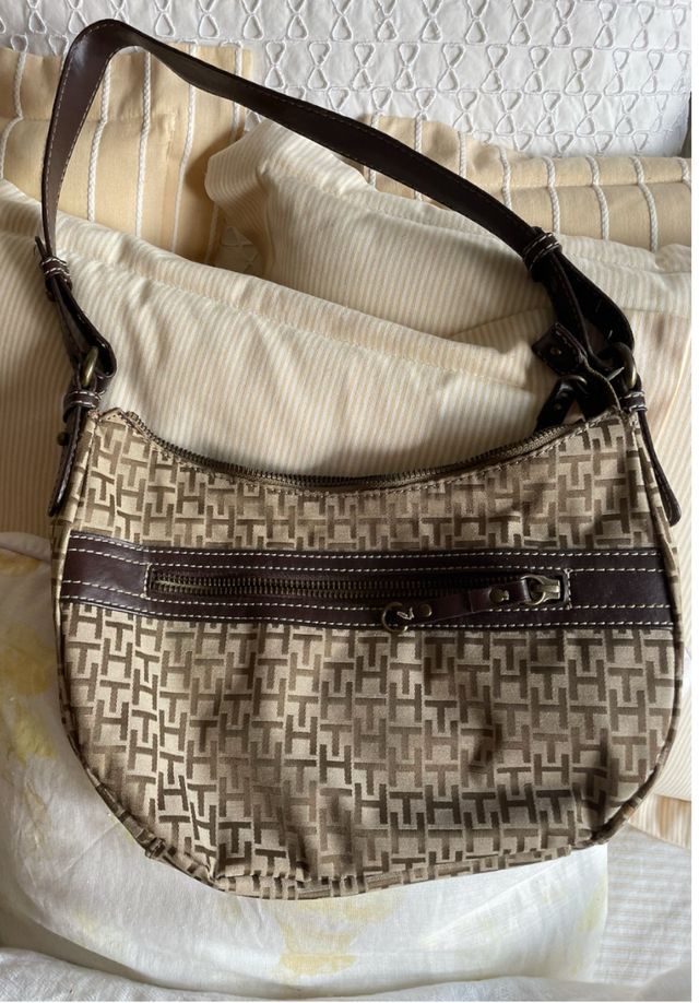 Bolso Tommy Hilfiger Beige-Marrón