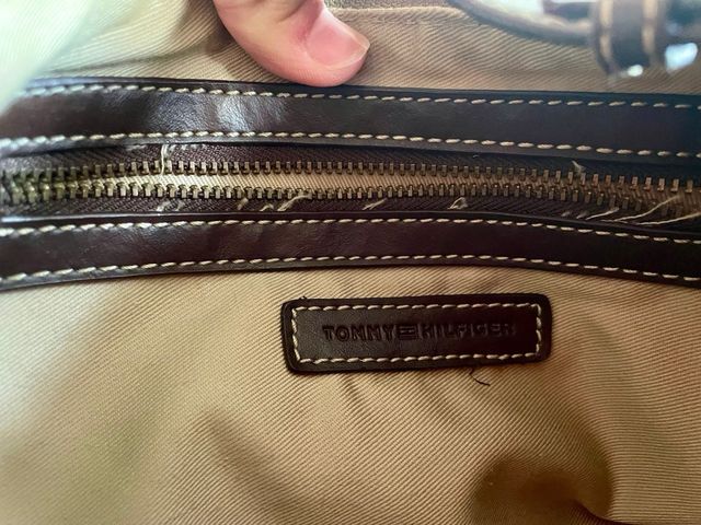Bolso Tommy Hilfiger Beige-Marrón