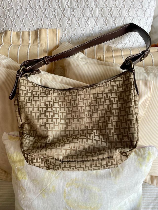 Bolso Tommy Hilfiger Beige-Marrón