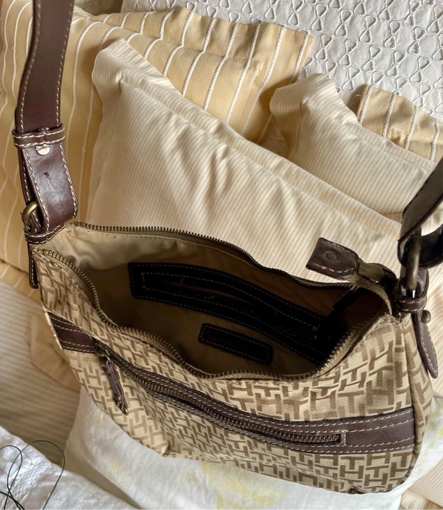 Bolso Tommy Hilfiger Beige-Marrón