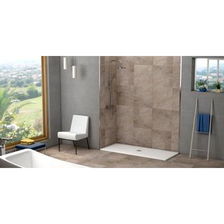 Plato ducha resina 160x100 blanco