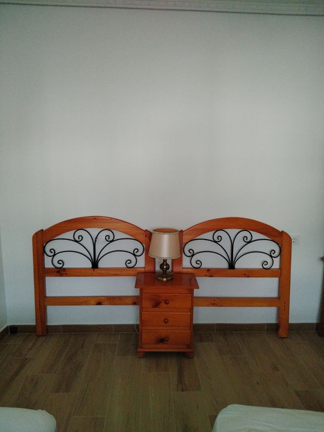 Cabeceros madera y forja