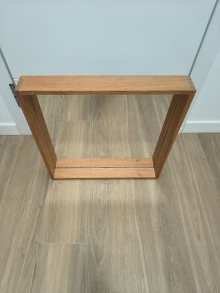 Espejo IKEA MOLGER roble 60x60