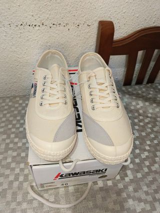 Zapatillas Kawasaki beige