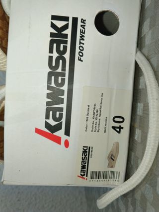 Zapatillas Kawasaki beige