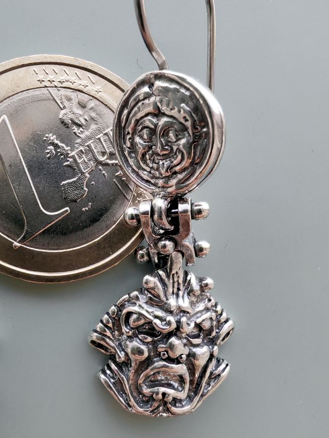 Orecchini Maschera Apotropaica Gioielli Storici