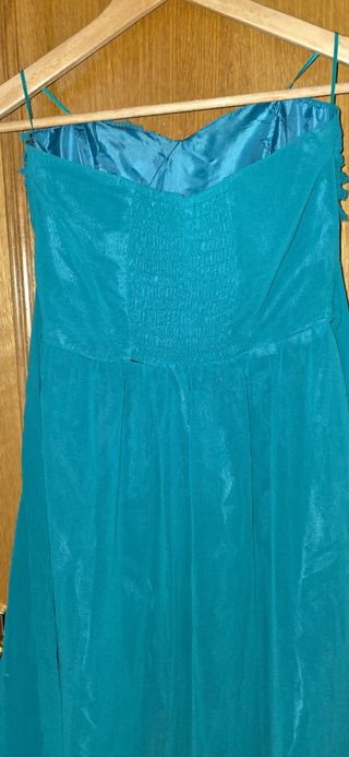 Vestido de Fiesta Talla M Turquesa 