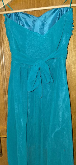 Vestido de Fiesta Talla M Turquesa 