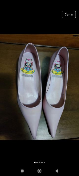 Zapatos Mustang rosa, talla 36