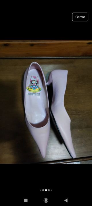 Zapatos Mustang rosa, talla 36