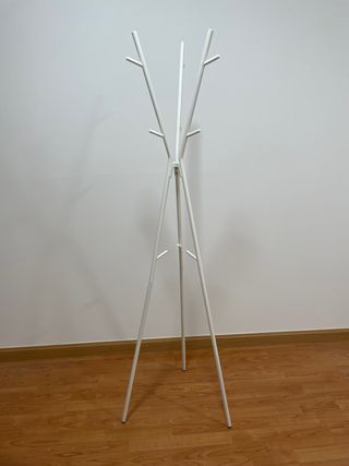 Perchero blanco IKEA - Metal