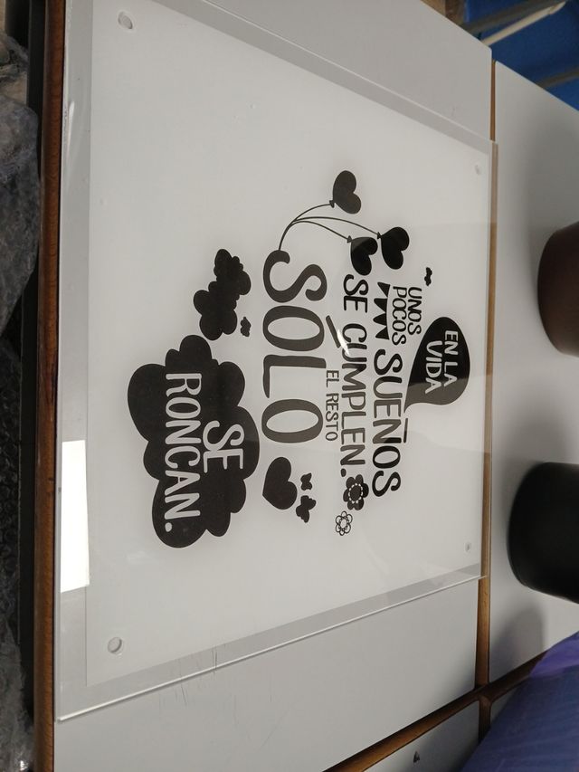 Cuadro acrílico decorativo -  Solo se roncan