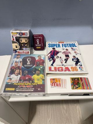 Pack fútbol: Álbumes, cromos y Funko Messi