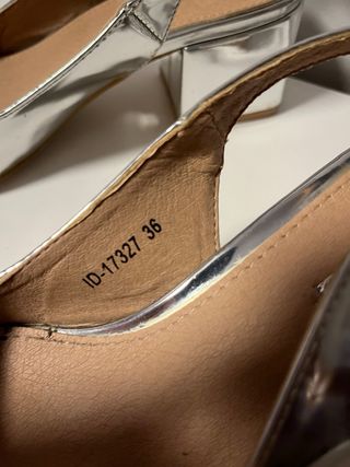 Zapatos Plataforma Plata