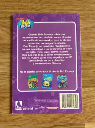 Bob Esponja. Amor de madre (Bob Esponja / Novel...